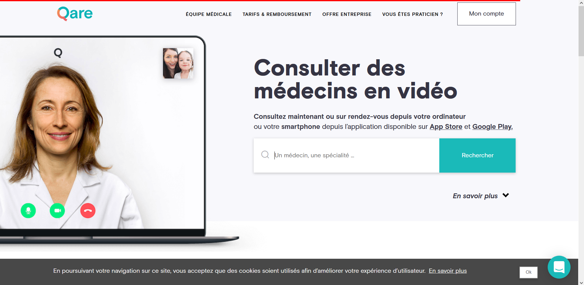 image d'un site de téléconsultation